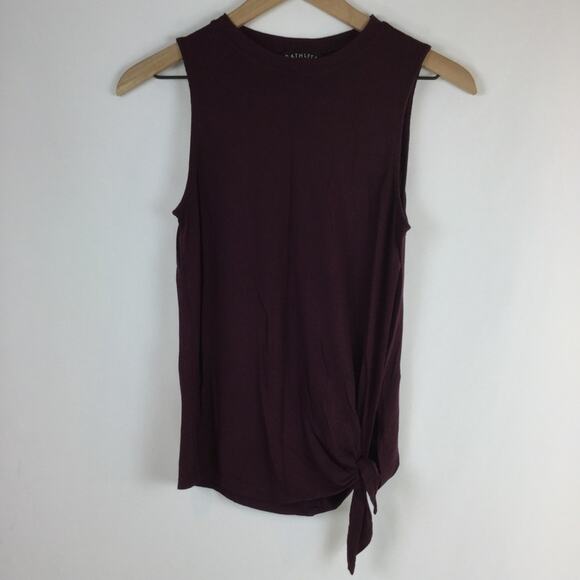 Athleta Cloudlight Asymmetrical Side Tie Tank, XXS - Picture 2 of 5